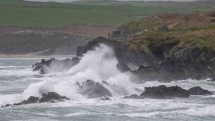 <p> Storm Dave lashes Ireland with very strong winds and rain this afternoon as the region comes under a Met Éireann Yellow Weather Warning. Winds at Owenahincha were recorded at 35kmh with potent gusts as high as 52kmh. Picture: Andy Gibson</p> <p> Storm Dave lashes Ireland with very strong winds and rain this afternoon as the region comes under a Met Éireann Yellow Weather Warning. Winds at Owenahincha were recorded at 35kmh with potent gusts as high as 52kmh. Picture: Andy Gibson</p>