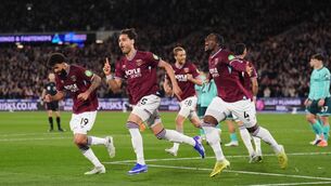 <p>West Ham United's Konstantinos Mavropanos scored twice for his side in the victory over Wolves. Pic: John Walton/PA Wire.</p> <p>West Ham United's Konstantinos Mavropanos scored twice for his side in the victory over Wolves. Pic: John Walton/PA Wire.</p>