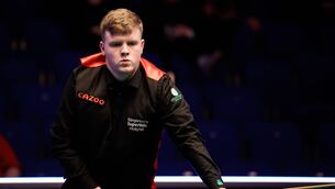 <p>HEARTBREAK HILL: Cork’s Aaron Hill suffered more heartbreak as he was beaten by David Gilbert to once again miss out on a place at the World Snooker Championship. Pic: VCG/VCG via Getty Images.</p> <p>HEARTBREAK HILL: Cork’s Aaron Hill suffered more heartbreak as he was beaten by David Gilbert to once again miss out on a place at the World Snooker Championship. Pic: VCG/VCG via Getty Images.</p>