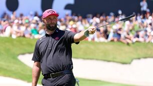 <p>LIV AND LET DIE: Jon Rahm of Legion XIII gestures on the 17th hole on day three of LIV Golf Andalucia. Pic: Angel Martinez/Getty Images.</p> <p>LIV AND LET DIE: Jon Rahm of Legion XIII gestures on the 17th hole on day three of LIV Golf Andalucia. Pic: Angel Martinez/Getty Images.</p>