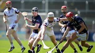 <p>Wexford took a 3-9 to 0-5 lead in the first half but Galway fought back to claim the win. Pic: Ray McManus/Sportsfile</p> <p>Wexford took a 3-9 to 0-5 lead in the first half but Galway fought back to claim the win. Pic: Ray McManus/Sportsfile</p>