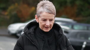 <p>Eleanor Donaldson arrives at Newry Crown Court for a no bill hearing where she is seeking to have two charges dismissed in the historical sex offences case involving her and her husband Sir Jeffrey Donaldson. Picture: Liam McBurney/PA Wire</p> <p>Eleanor Donaldson arrives at Newry Crown Court for a no bill hearing where she is seeking to have two charges dismissed in the historical sex offences case involving her and her husband Sir Jeffrey Donaldson. Picture: Liam McBurney/PA Wire</p>