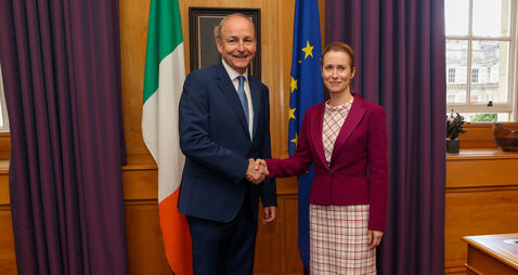 84893417 Kaja Kallas visit to Dublin