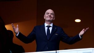 <p>FIFA President Gianni Infantino attends the FIFA World Cup 2026 Round of 32 match between Netherlands and Morocco at Monterrey Stadium on June 29, 2026 in Guadalupe, Mexico. (Photo by Carl Recine/Getty Images)</p> <p>FIFA President Gianni Infantino attends the FIFA World Cup 2026 Round of 32 match between Netherlands and Morocco at Monterrey Stadium on June 29, 2026 in Guadalupe, Mexico. (Photo by Carl Recine/Getty Images)</p>