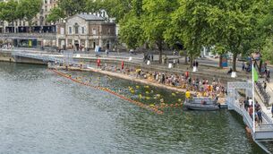 <p>Summer swimming in the Seine and Paris Beach. The local authority has taken the lead here, looking after swimmer safety and monitoring pollution levels, but it has also created swimming facilities in other parts of the city, such as the Canal Saint Martin.</p> <p>Summer swimming in the Seine and Paris Beach. The local authority has taken the lead here, looking after swimmer safety and monitoring pollution levels, but it has also created swimming facilities in other parts of the city, such as the Canal Saint Martin.</p>