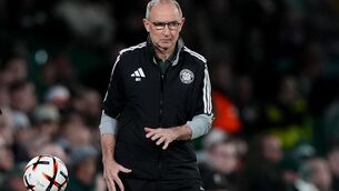<p>Celtic manager Martin O'Neill during the UEFA Europa League, league phase match at Celtic Park, Glasgow. Pic: Andrew Milligan/PA Wire.</p> <p>Celtic manager Martin O'Neill during the UEFA Europa League, league phase match at Celtic Park, Glasgow. Pic: Andrew Milligan/PA Wire.</p>