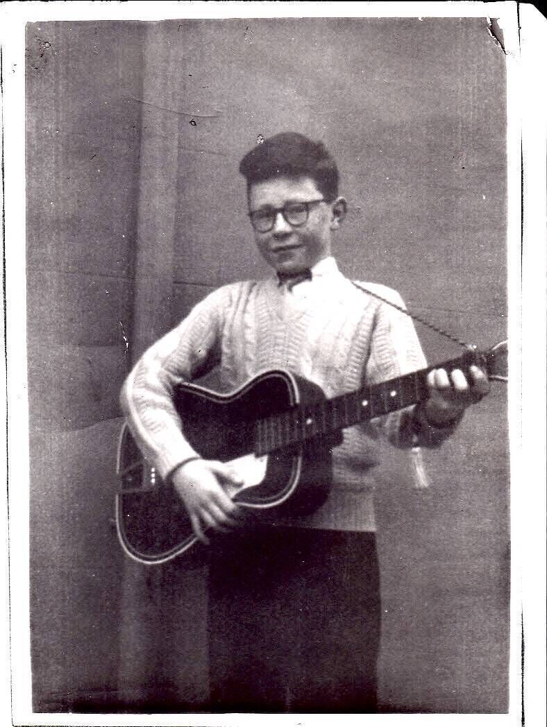 music Paul Brady with his first guitar which he received for Christmas when he was 11. music Paul Brady with his first guitar which he received for Christmas when he was 11.