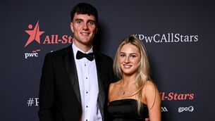<p>Cork hurler Brian Hayes and Elizabeth Tuohy on arrival at the 2026 PwC GAA/GPA All-Star Awards at the RDS in Dublin. Pic: Ramsey Cardy/Sportsfile</p> <p>Cork hurler Brian Hayes and Elizabeth Tuohy on arrival at the 2026 PwC GAA/GPA All-Star Awards at the RDS in Dublin. Pic: Ramsey Cardy/Sportsfile</p>