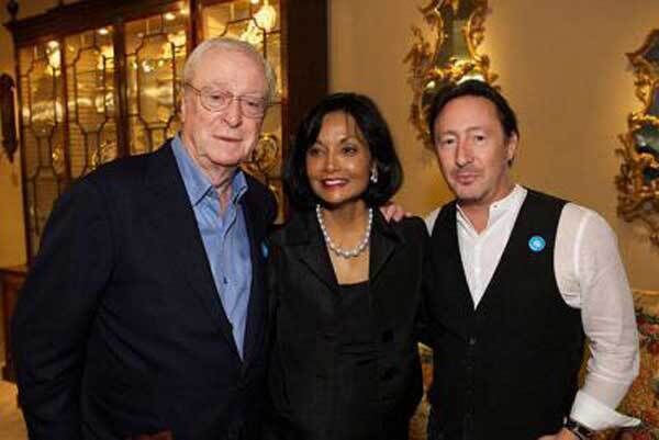 Michael Caine, Shakira Caine and Julian Lennon at Masterpiece Michael Caine, Shakira Caine and Julian Lennon at Masterpiece