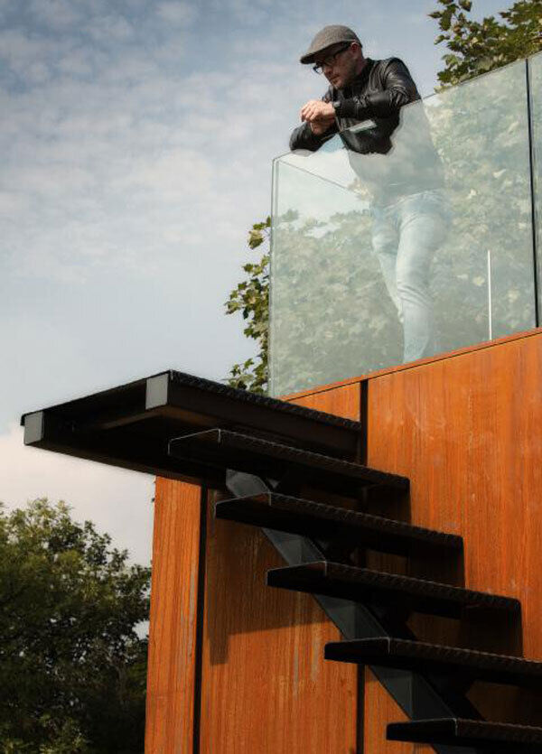 Patrick Bradley’s containerbuilt, GrillaghHouse near Maghera,Co Down. Patrick Bradley’s containerbuilt, GrillaghHouse near Maghera,Co Down.