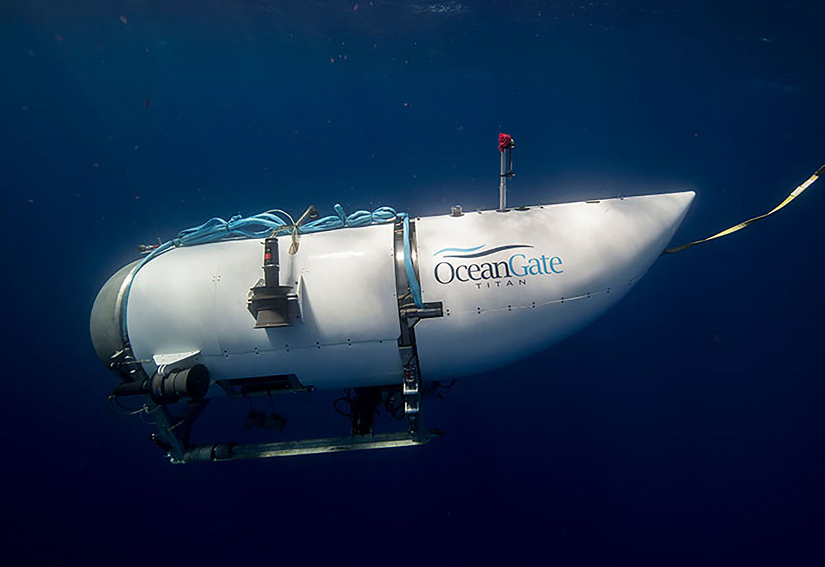 The Titan submersible.