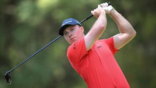 <p>Mark Power tees off on the 3rd hole during the second round of the Magical Kenya Open at Karen Country Club in Nairobi. Pic: Stuart Franklin/Getty Images</p> <p>Mark Power tees off on the 3rd hole during the second round of the Magical Kenya Open at Karen Country Club in Nairobi. Pic: Stuart Franklin/Getty Images</p>