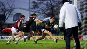 <p>THE PUNISHER: Kerry’s David Clifford scores his side’s second goal of the game against Galway. Pic: ©INPHO/Ryan Byrne</p> <p>THE PUNISHER: Kerry’s David Clifford scores his side’s second goal of the game against Galway. Pic: ©INPHO/Ryan Byrne</p>