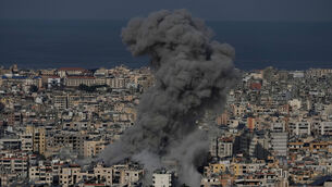 <p>Smoke rises following an Israeli airstrike in Dahiyeh, Beirut's southern suburb, Lebanon, Wednesday, March 4, 2026. (AP Photo/Bilal Hussein)</p> <p>Smoke rises following an Israeli airstrike in Dahiyeh, Beirut's southern suburb, Lebanon, Wednesday, March 4, 2026. (AP Photo/Bilal Hussein)</p>