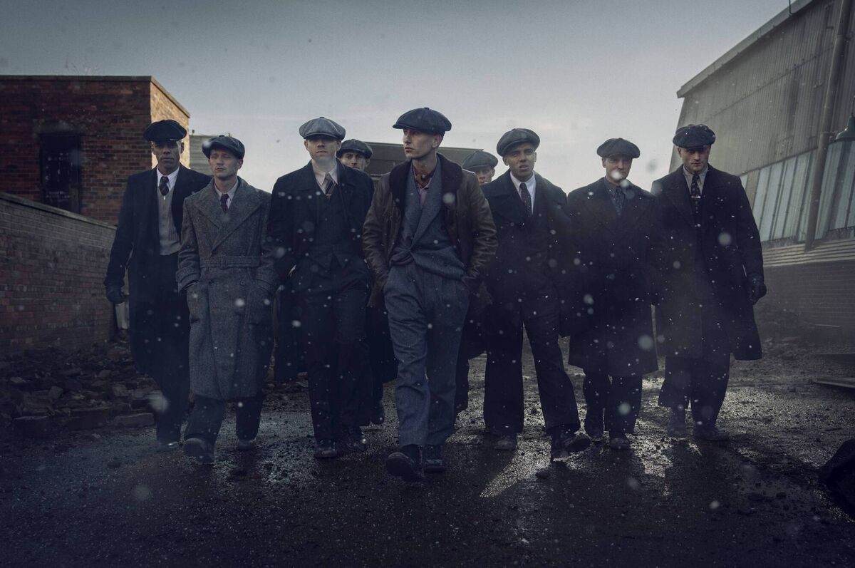Barry Keoghan and Cillian Murphy in Peaky Blinders: The Immortal Man. Cr. Courtesy of Netflix/Robert Viglasky © 2025