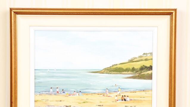 <p>Looking out at Fountainstown by Anna O'Hara at Sheppards.</p>