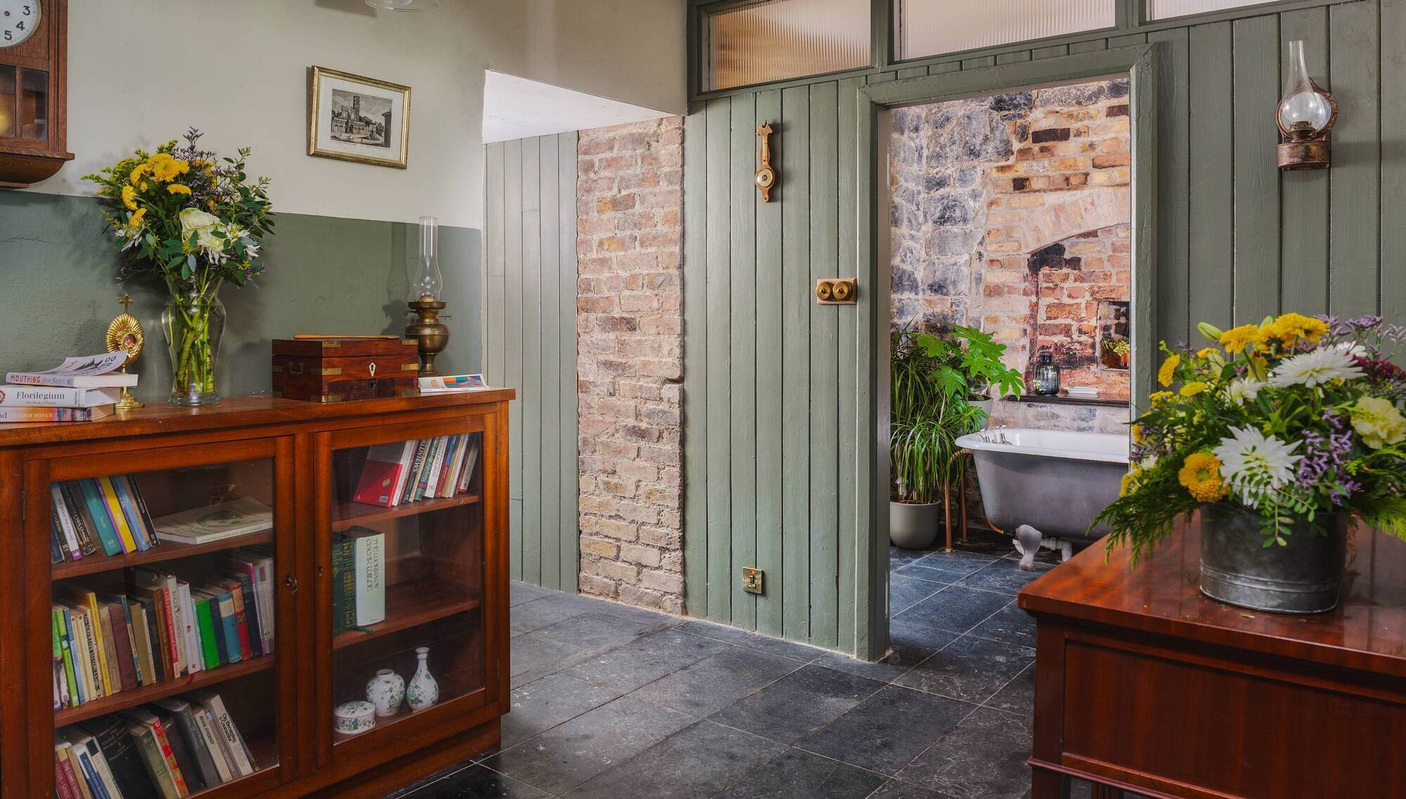 The restored entrance hallway to Sean Hickey's Kilkenny home.