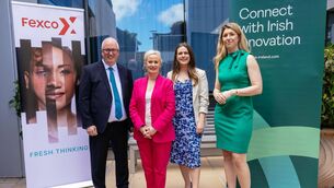 <p>Fexco chief executive Neil Hosty, minister of state Niamh Smyth, Fexco's Laura Normile, and Enterprise Ireland's Maria Gagic. Fexco has announced a strategic partnership with PayPal as part of a multimillion euro expansion in the US.</p>