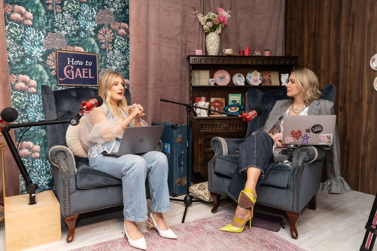 Louise Cantillon and Doireann Ní Ghlacáin will explore the question of a United Ireland in their next project. Picture Nina: Val @nvksocial Louise Cantillon and Doireann Ní Ghlacáin will explore the question of a United Ireland in their next project. Picture Nina: Val @nvksocial