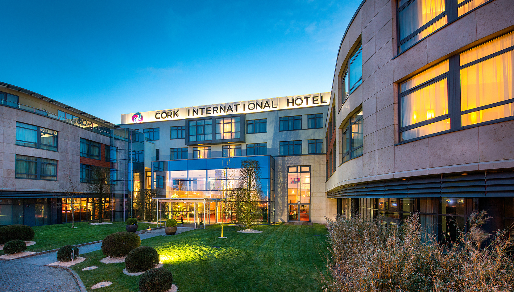 The four-star Cork International Hotel sits just a five-minute stroll from the airport terminal