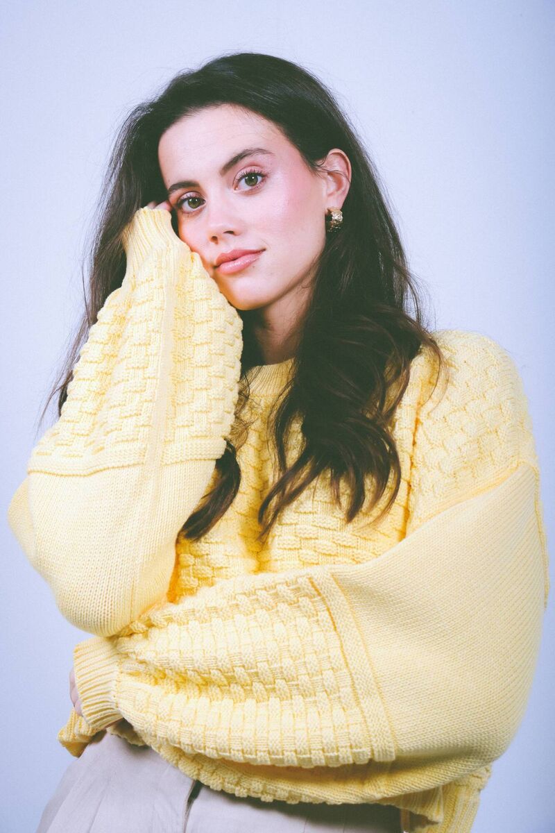 Gabrielle Malone knitwear. Gabrielle Malone knitwear.