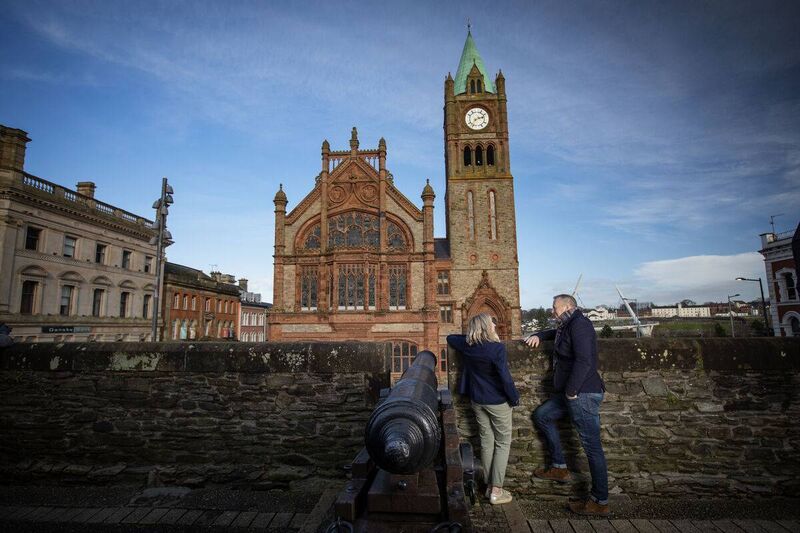 The Guildhall and city walls