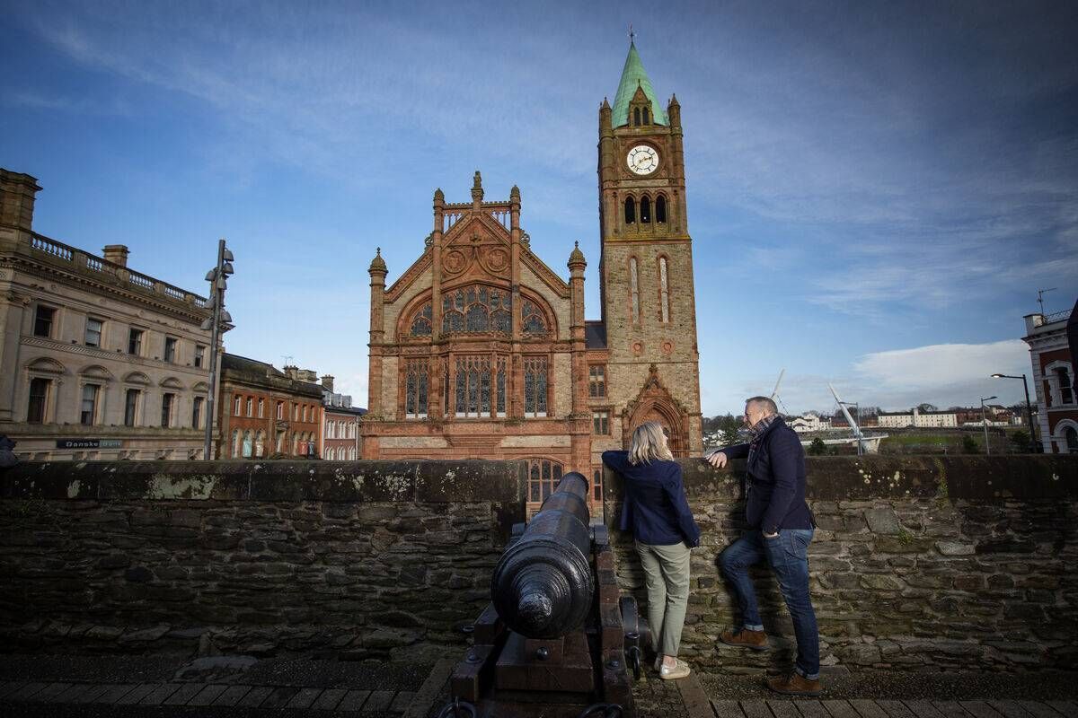 The Guildhall and city walls