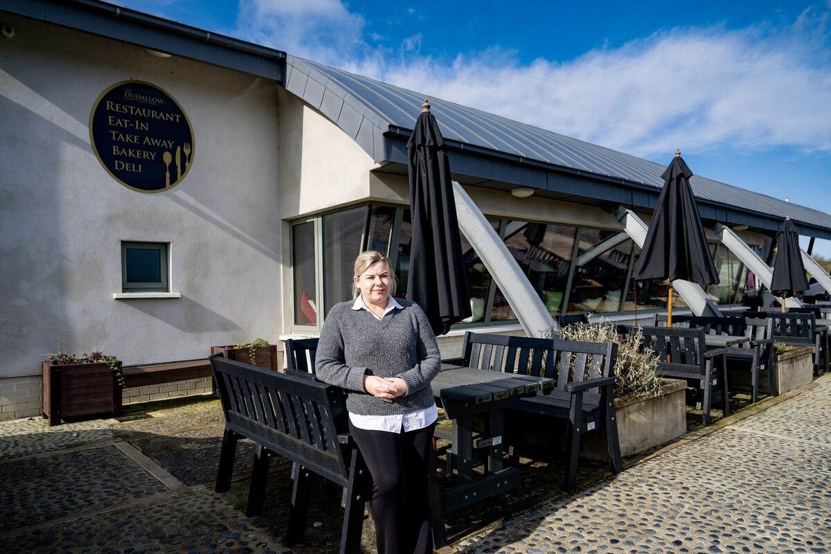Linda O’Connor, manager of food operations at Duhallow Community Food Services, pictured outside the restaurant, which forms part of the wider catering and bakery operation. 