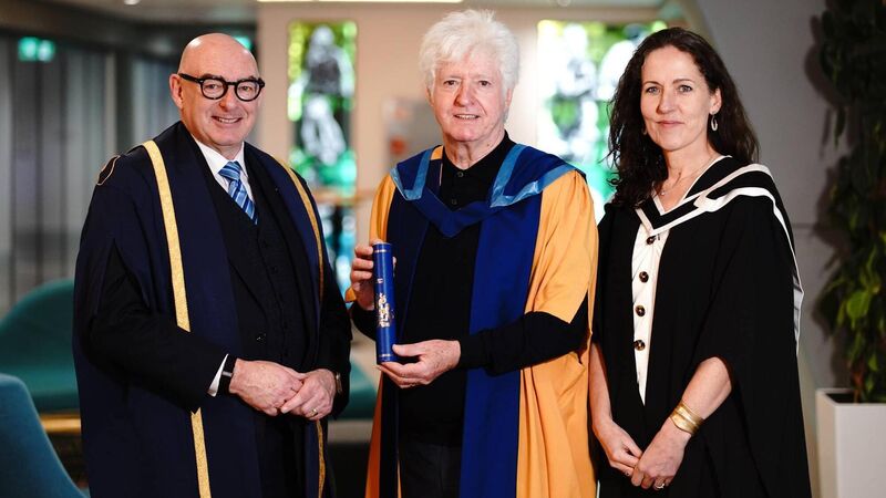 Rory Gallagher's brother Dónal receives honorary doctorate for his contribution to music 
