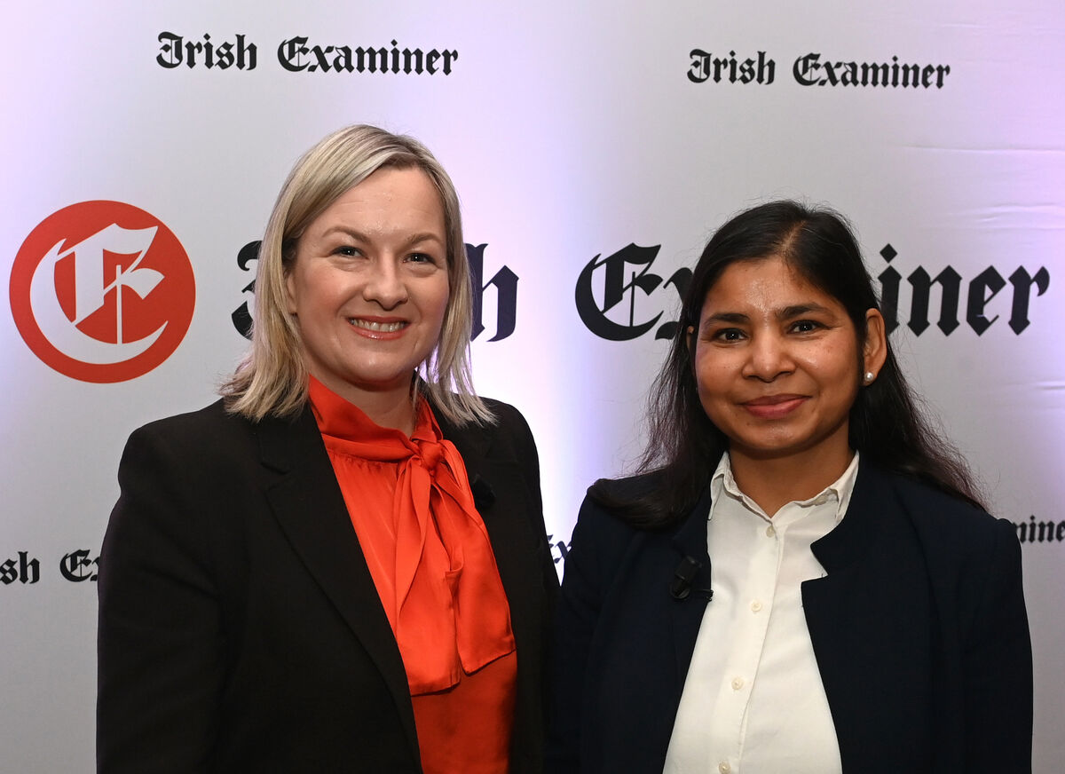 Deirdre O'Shaughnessy (left) with Monika Jain (right) at the Irish Examiner Future Cork 2026 event. Picture: Larry Cummins Deirdre O'Shaughnessy (left) with Monika Jain (right) at the Irish Examiner Future Cork 2026 event. Picture: Larry Cummins