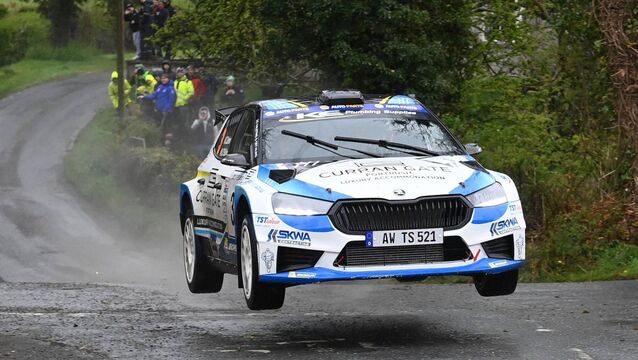 <p>CRUSING: Derry's Callum Devine (Skoda Fabia RS Rally2 ) has won all six of the last ITRC events he's contested. Pic: Martin Walsh. </p>
