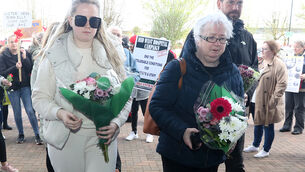 <p>Maire McMahon (right) of the Midwest Hospital Campaign said: 'I feel shafted, I feel we have been played.' File picture: Brendan Gleeson</p>