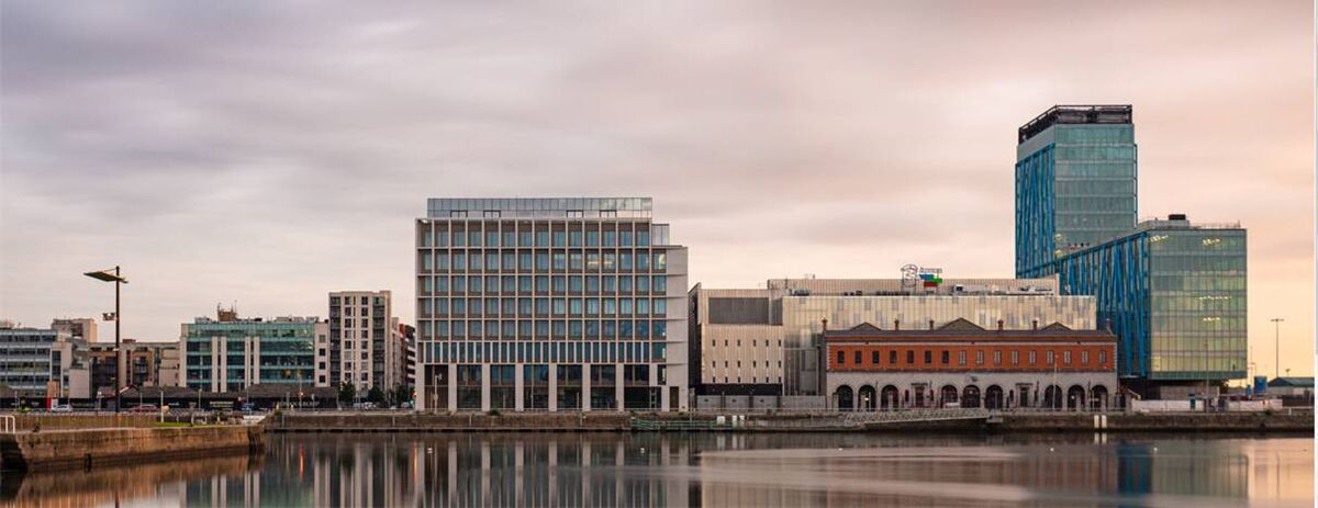 The event took place at the 3Arena (right) on St Patrick's Night in 2024