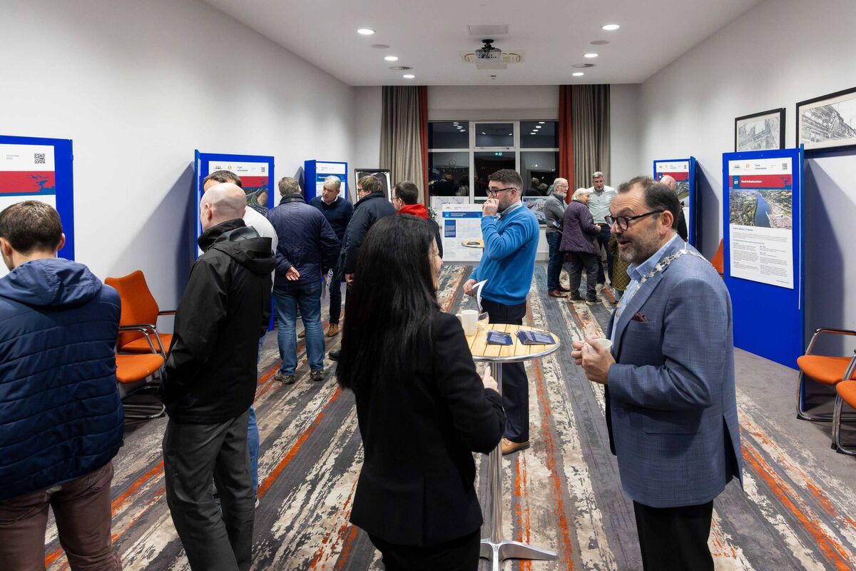 Port of Cork Tivoli public information event in November 2025. Picture: Michael O'Sullivan / OSM PHOTO Port of Cork Tivoli public information event in November 2025. Picture: Michael O'Sullivan / OSM PHOTO