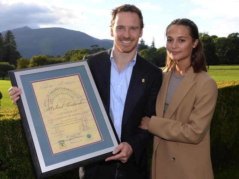 Michael Fassbender and his wife Alicia Vikander in Killarney in 2016. Picture: Don MacMonagle Michael Fassbender and his wife Alicia Vikander in Killarney in 2016. Picture: Don MacMonagle