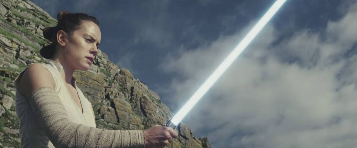 Skellig Michael in Star Wars: The Last Jedi.