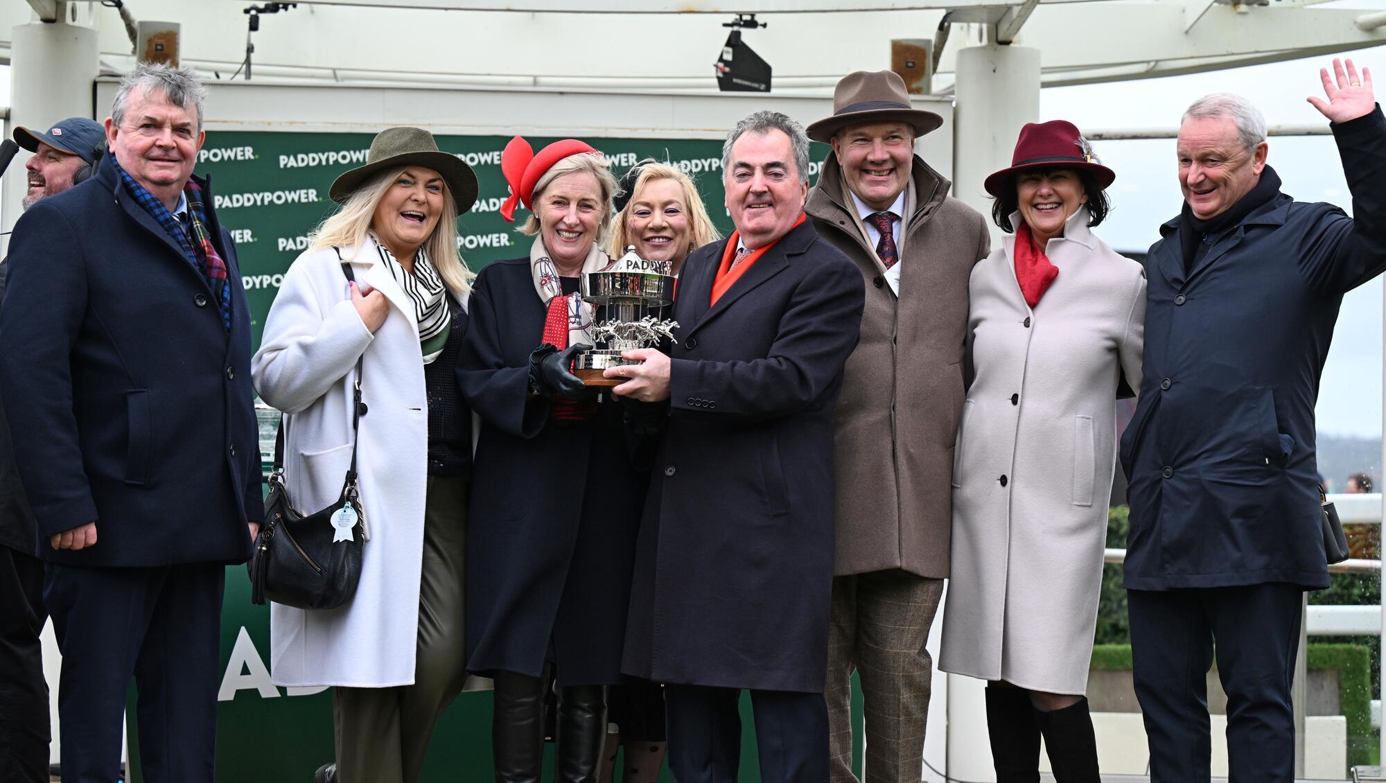 Home By The Lee and JJ Slevin won the Paddy Power Stayers' Hurdle (Grade 1) for Sean & Rose O'Driscoll and Joseph O'Brien. Pic: Healy Racing Photo