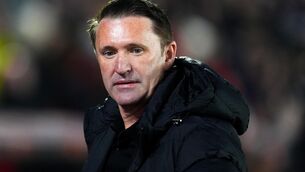 <p>SUCCESSOR?: Ferencvaros head coach Robbie Keane is being eyed for the Celtic post. Pic: Mike Egerton/PA</p>