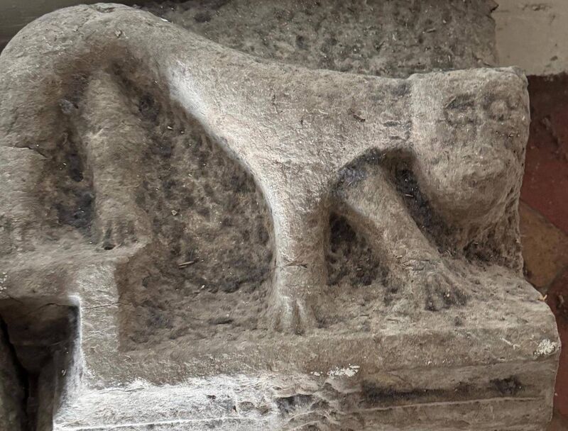 Lee Villa, Stone sculptures from the garden, now in the Cork City Museum, Fitzgerald's Park Lee Villa, Stone sculptures from the garden, now in the Cork City Museum, Fitzgerald's Park