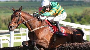 <p>OUT: Spillane’s Tower is a non-runner in Friday’s Boodles Cheltenham Gold Cup Chase. Pic: Carson/PA Wire.</p>