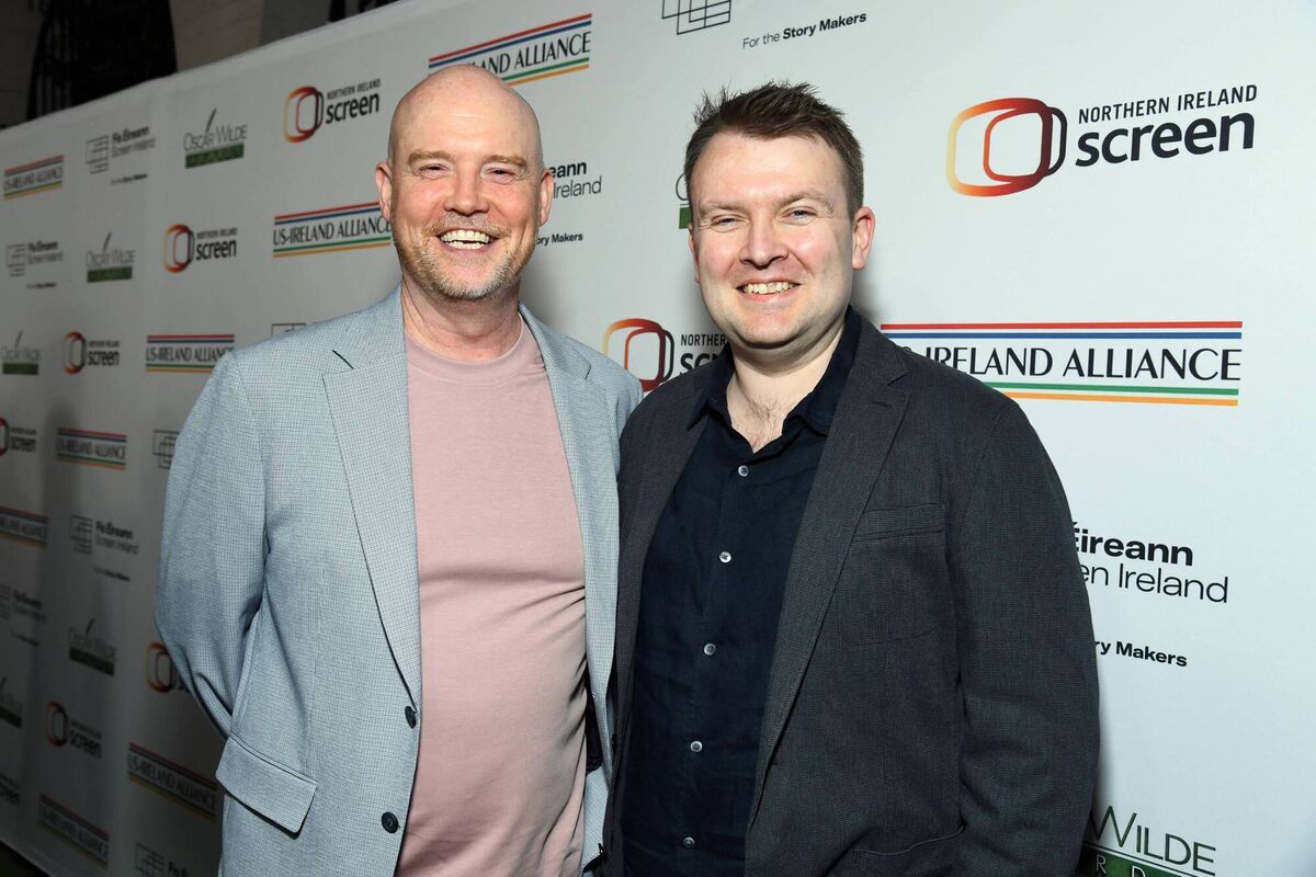 Ken Wardrop and guest attend the US-Ireland Alliance's 20th annual Oscar Wilde Awards. Picture: Alberto E. Rodriguez/Getty Images.
