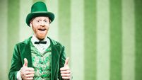 Leprechaun Man Celebrating
