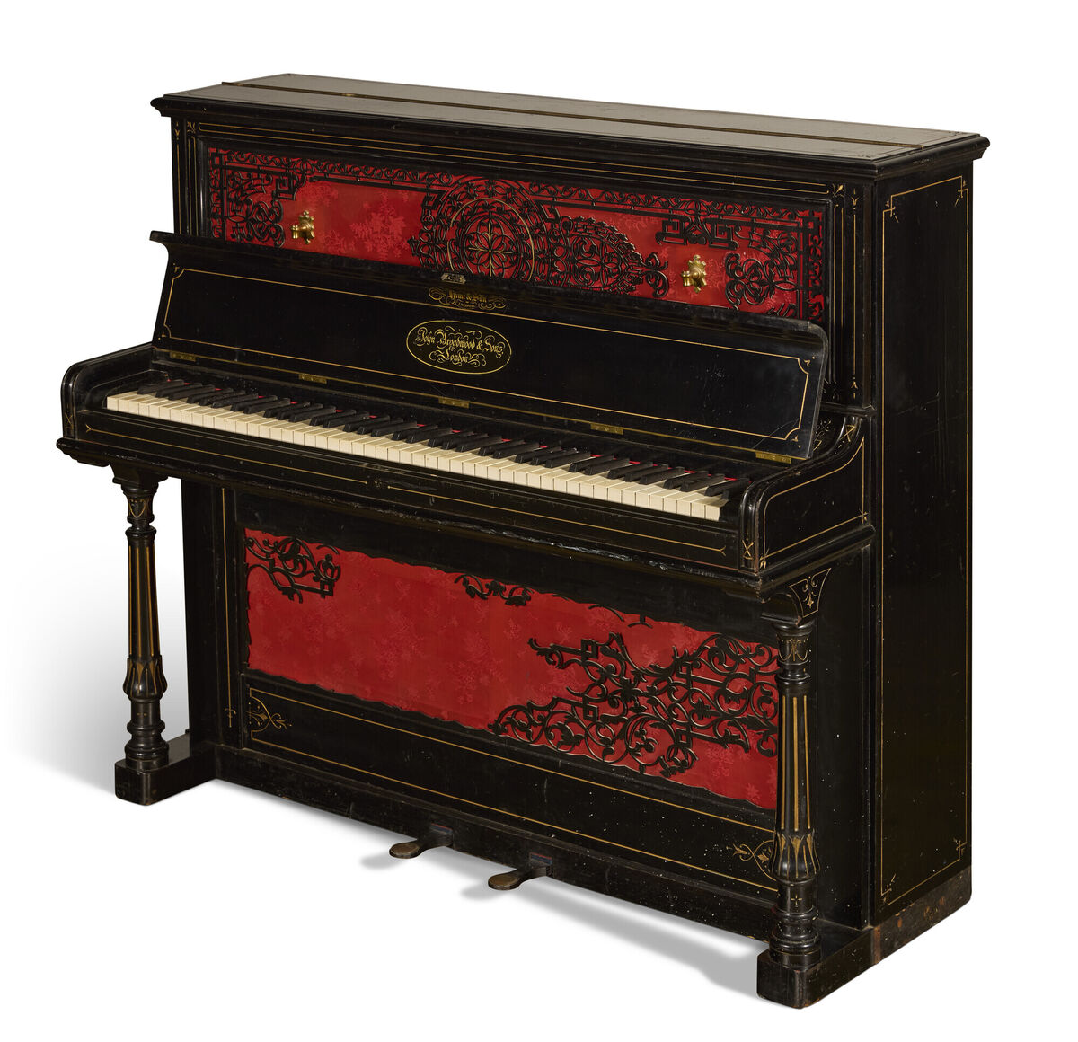 The piano which John Lennon used to compose songs for 'Sgt Pepper’s Lonely Hearts Club Band'. Picture: Christie’s Images/PA)