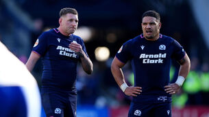 <p>Scotland's Sione Tuipulotu said Ireland "deserve the pressure of being the favourites in this game because of what they’ve achieved in the past." Pic: Andrew Milligan/PA Wire.</p>