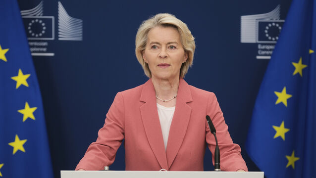 <p>'The actions of Ms von der Leyen in overreaching her mandate would not be as problematic if they weren’t so out of touch.' File picture</p>