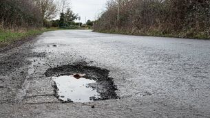 <p>Independent councillor Ger Curley said the Ballynoe estate in Cobh 'doesn’t have potholes but craters'. File picture</p>