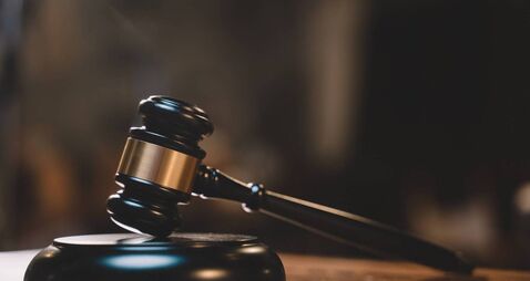 judgement of judge about legislation, authority, crime, government, justice, punishment, verdict at court decision by gavel. ham