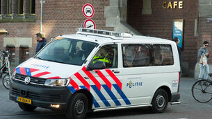 The suspect was caught on camera setting off the explosion (Alamy/PA)