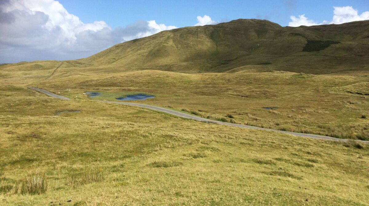 The isolated interior of Clare Island.