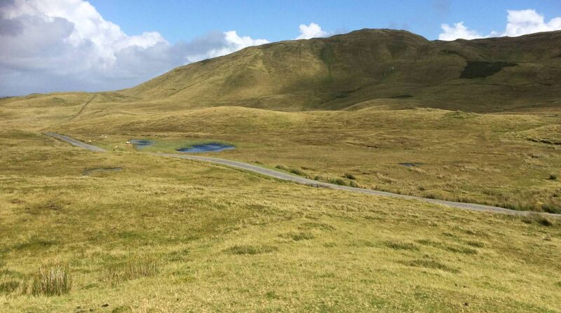 The isolated interior of Clare Island.